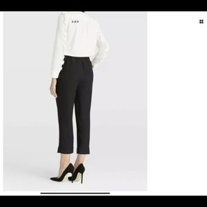Draper James Ankle Cuff Pants Black size Large